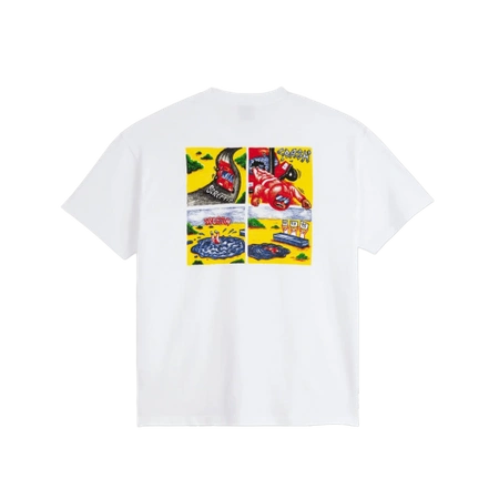 Koszulka T-Shirt Polar Skate Crash (White)