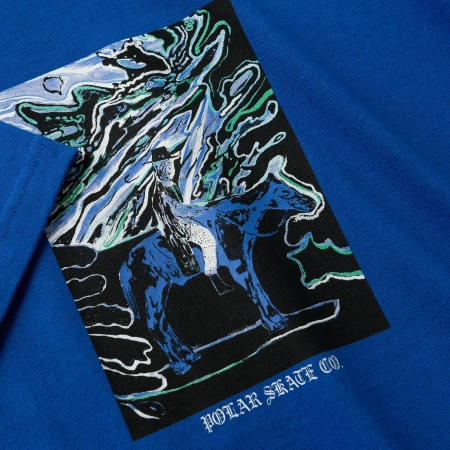 Koszulka T-Shirt Polar Skate Rider (Egyptian Blue)