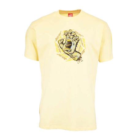 T-shirt Santa Cruz Spiral Strip Hand (butter)