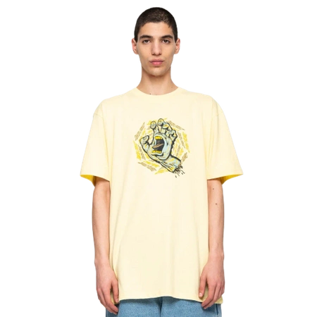 T-shirt Santa Cruz Spiral Strip Hand (butter)