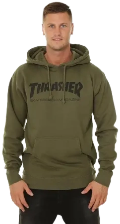 Bluza z kapturem Thrasher Skate Mag Army