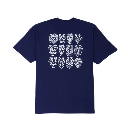 Koszulka T-Shirt Polar Skate 12 Faces (Dark Blue)