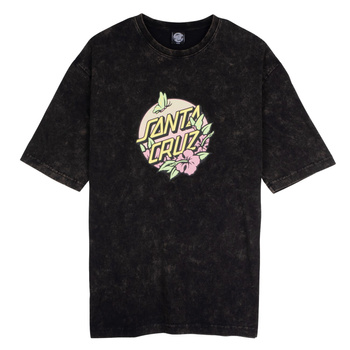 T-shirt damski Santa Cruz Take Flight Dot Oversized (black acid wash)