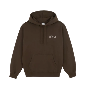 Bluza Polar Skate Dave Hoodie | Stroke Logo (Chocolate)