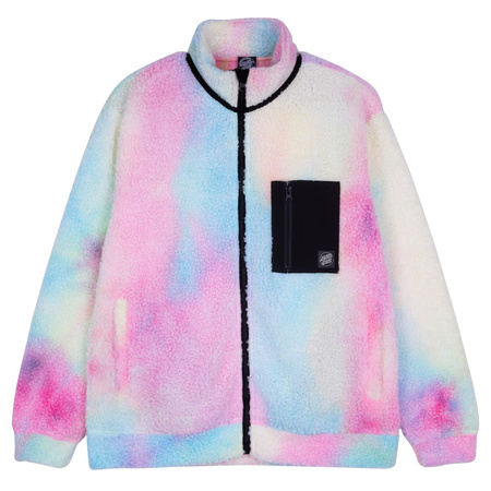 Kurtka damska Santa Cruz Sydney Sherpa Fleece (pastel tie dye)