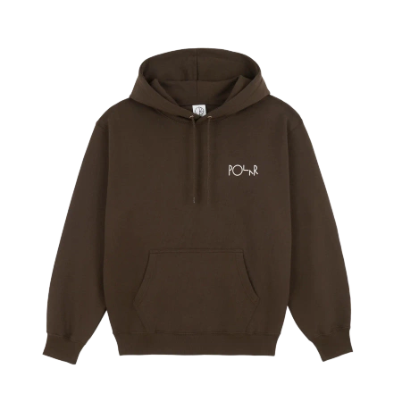 Bluza Polar Skate Dave Hoodie | Stroke Logo (Chocolate)