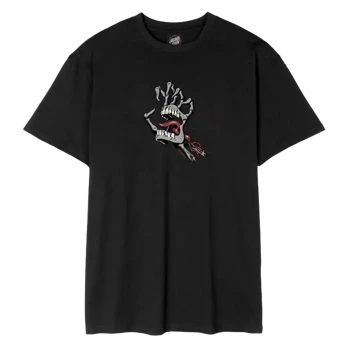 T-shirt Santa Cruz Bone Hand Cruz Front (black)