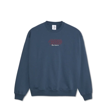 Bluza Polar Skate Faces Dave Crewneck (grey blue)